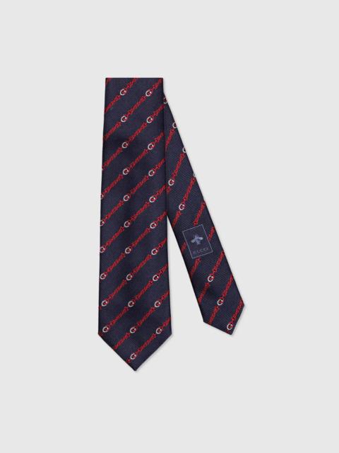 GUCCI Interlocking G silk tie