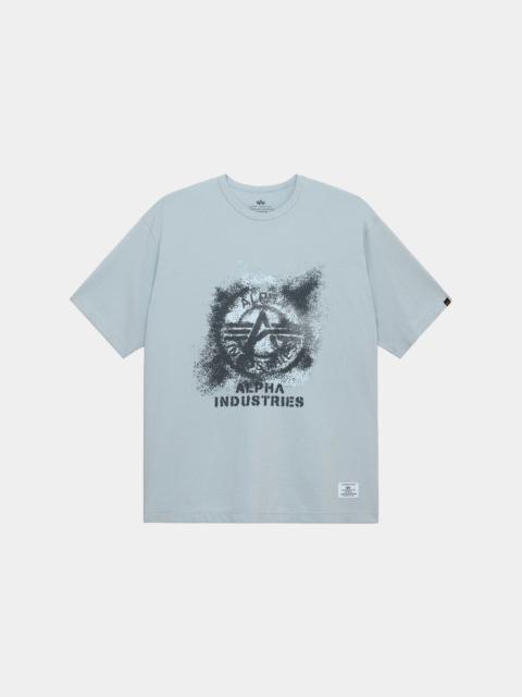ALPHA INDUSTRIES RELAXED FADED PRINT TEE