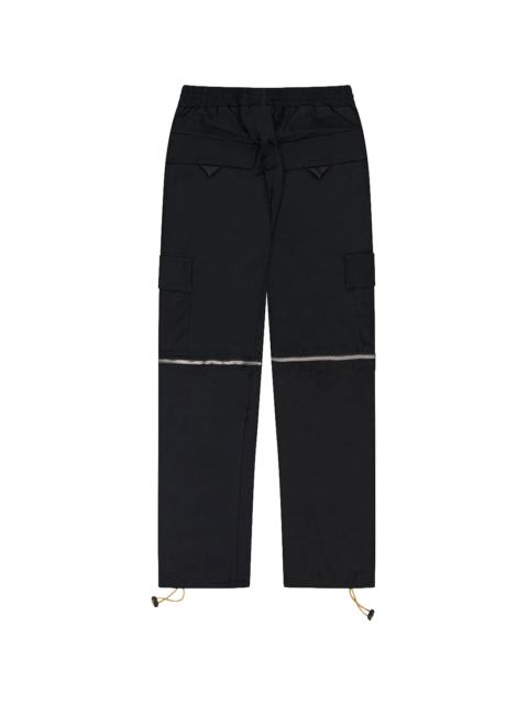 Rhude Half Zip Cargo Pants "Black" RHD-MBTM-0237