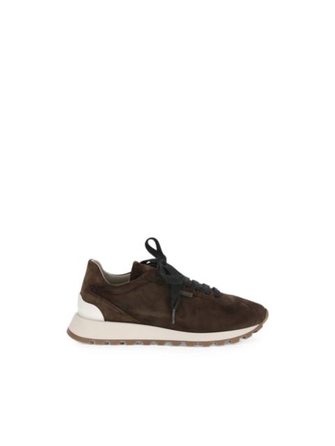 Brunello Cucinelli Runner round-toe lace-up sneakers