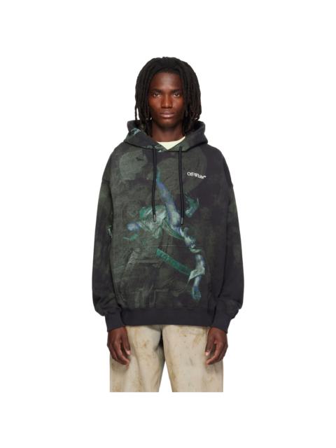 Off-White Black Dark Painting Skate Hoodie