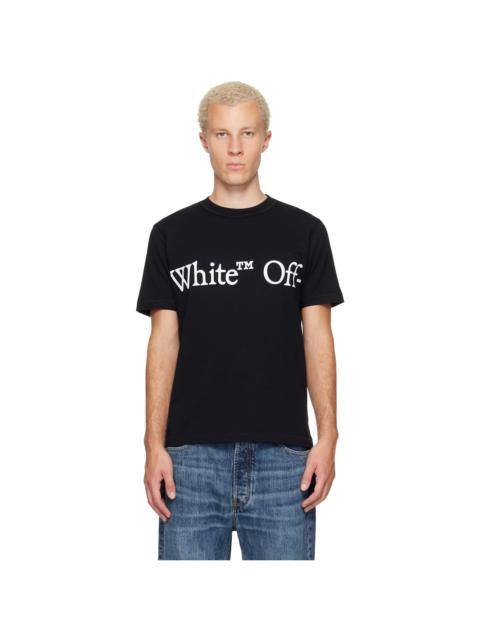 Off-White Black Bookish Scarf Regular T-shirt