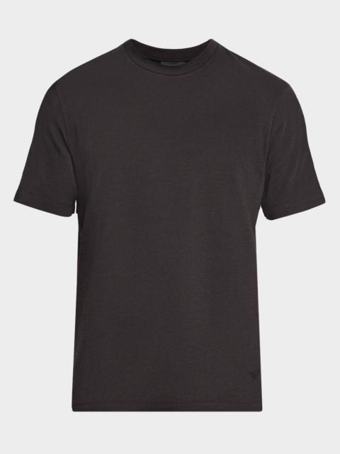 EMPORIO ARMANI Men's Melange Cotton Crewneck T-Shirt