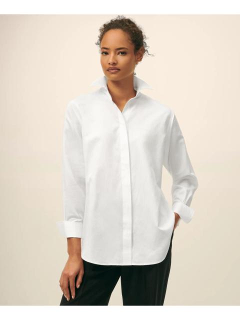 Brooks Brothers Relaxed Shirt in Supima® Cotton Sateen