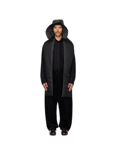 Y-3 Black Padded Hooded Scarf