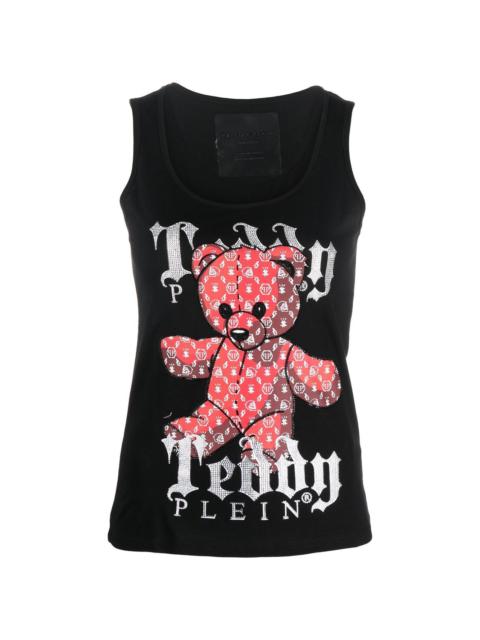 PHILIPP PLEIN Teddy Plein sleeveless tank top