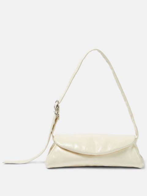 Jil Sander Cannolo leather shoulder bag