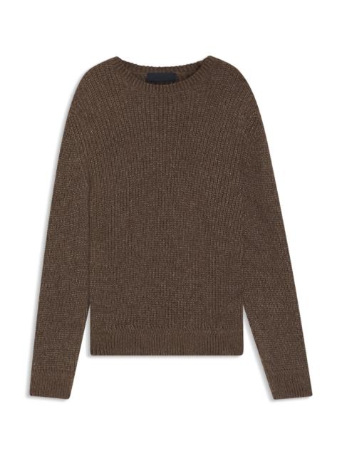 BOSS BECKHAM X BOSS KNITTED SWEATER WITH MOULINÉ RIB
