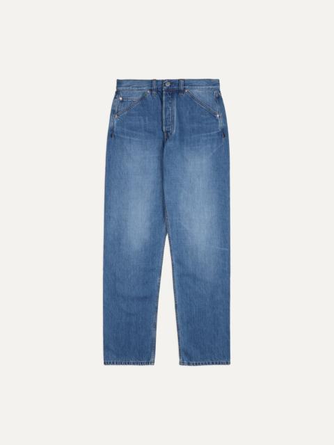 Drake's Stone Wash 13oz Seamless Denim Five-Pocket Jeans