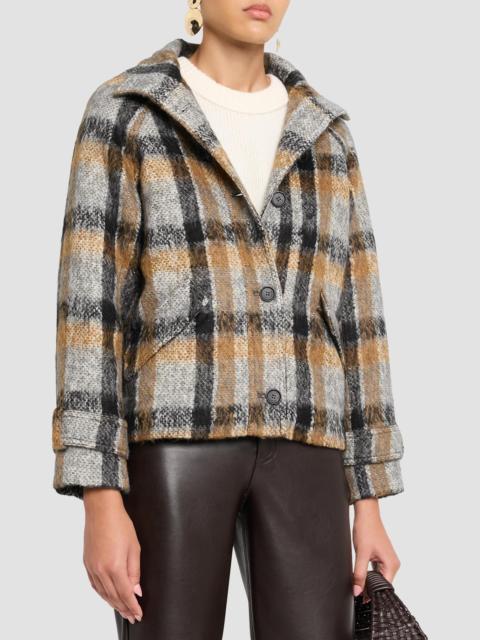 SIMKHAI Women's Virelle Plaid Jacket - Cream Multi