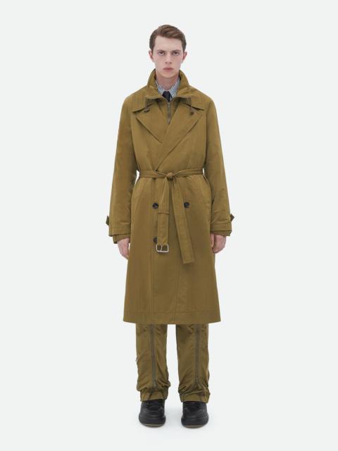 packable nylon trench coat
