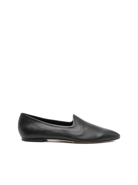 Aeyde Vanna pointed-toe leather loafers