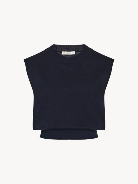 The Row Flavia Top in Wool and Silk
