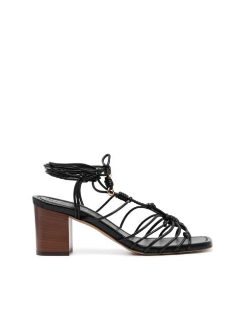 ULLA JOHNSON Leyna knotted leather sandals