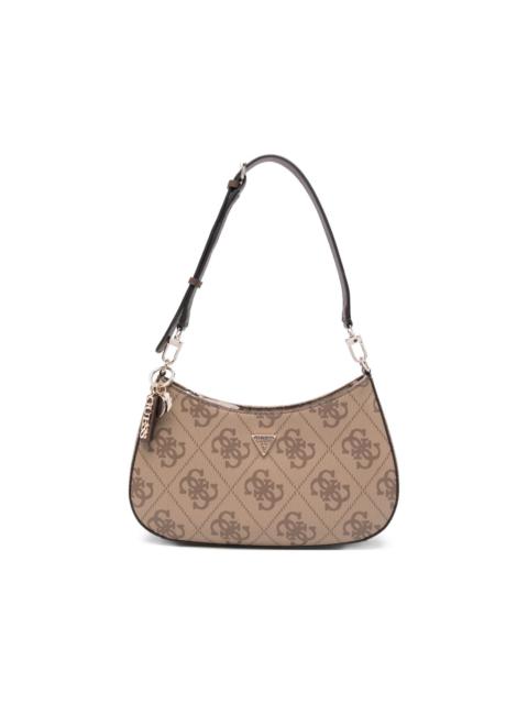 GUESS USA monogram charm shoulder bag