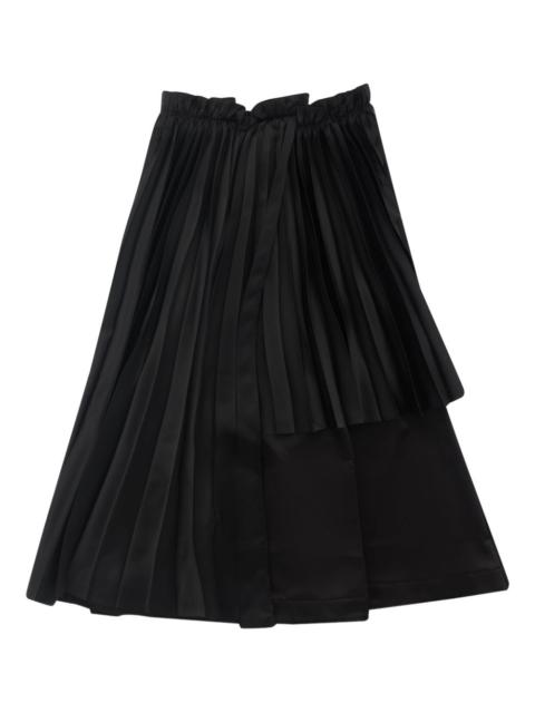 Noir Kei Ninomiya pleated midi skirt