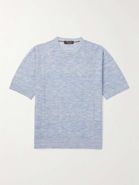 Loro Piana Tori Ribbed Linen and Silk-Blend T-Shirt