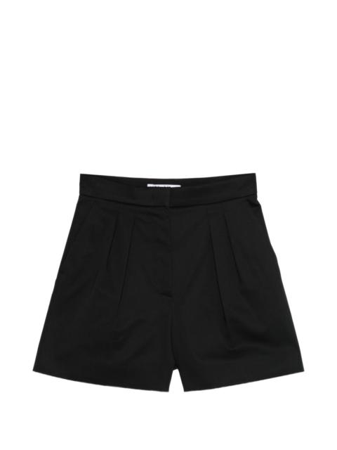 Max Mara Mxmtabacco pleated bermuda shorts