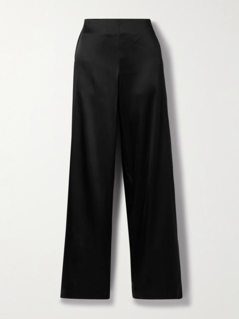 BALENCIAGA Satin Wide-leg Pants