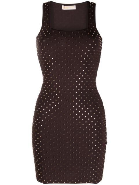 MICHAEL KORS stud-embellished sleeveless minidress
