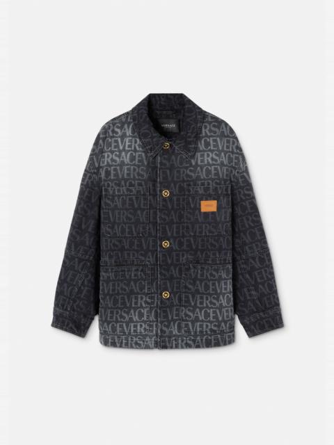 VERSACE Versace Allover Denim Jacket