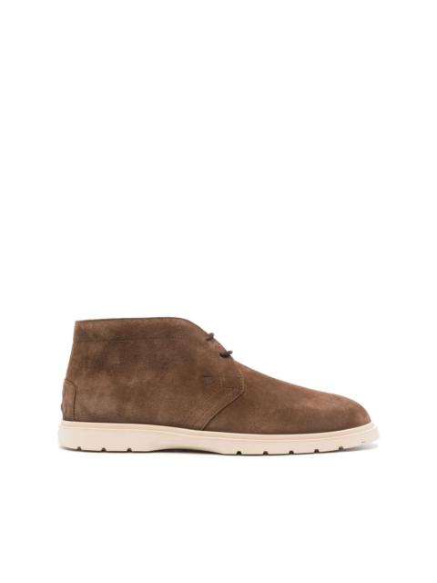Tod's lace-up suede Derby shoes