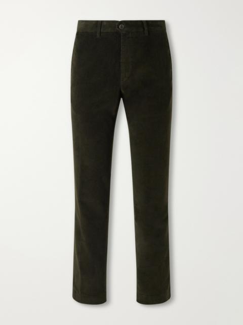 SLOWEAR Straight-Leg Cotton-Blend Corduroy Trousers