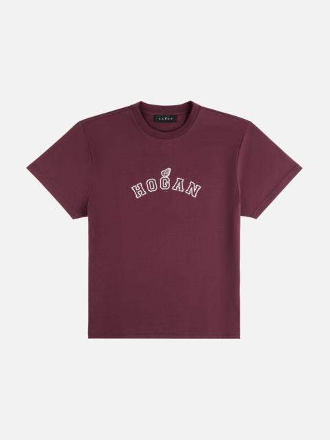 HOGAN Round-neck T-shirt in jersey