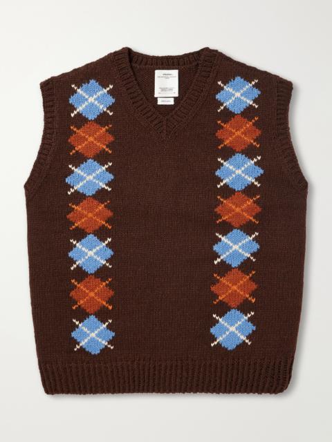 visvim Diamante Wool and Cashmere-Blend Vest