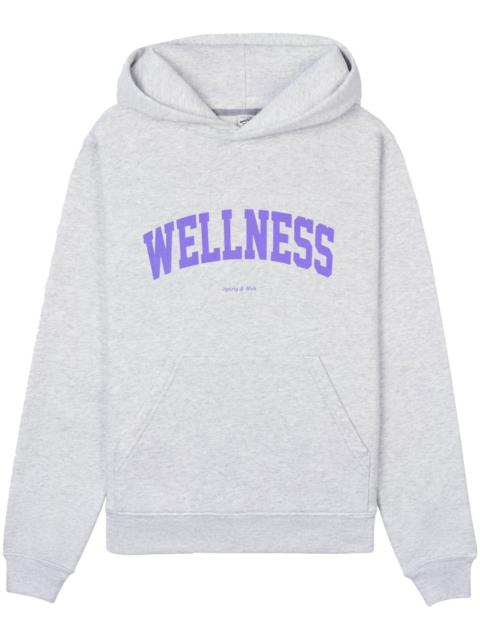 Sporty & Rich Wellness motif-print hoodie