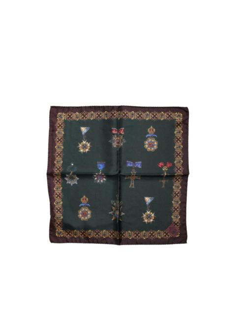 Dolce & Gabbana medals-print pocket square
