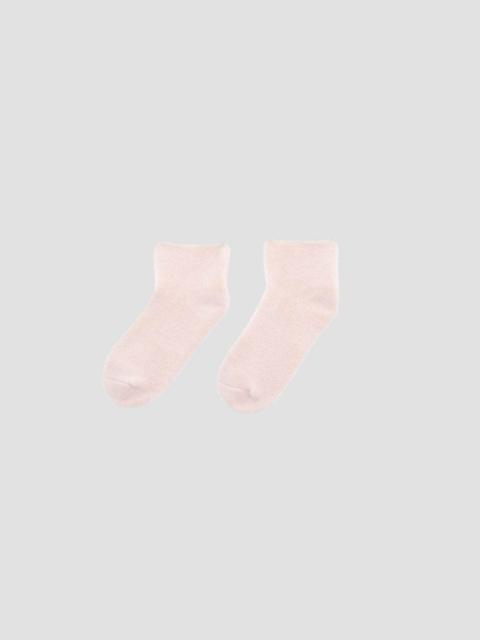 BASERANGE Buckle Ankle Socks - Textured Organic Cotton