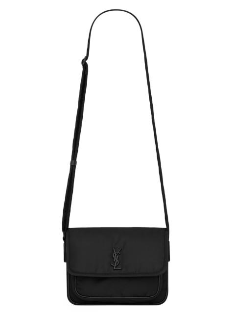 SAINT LAURENT Men's Niki Small Messenger Bag In Nylon - Black