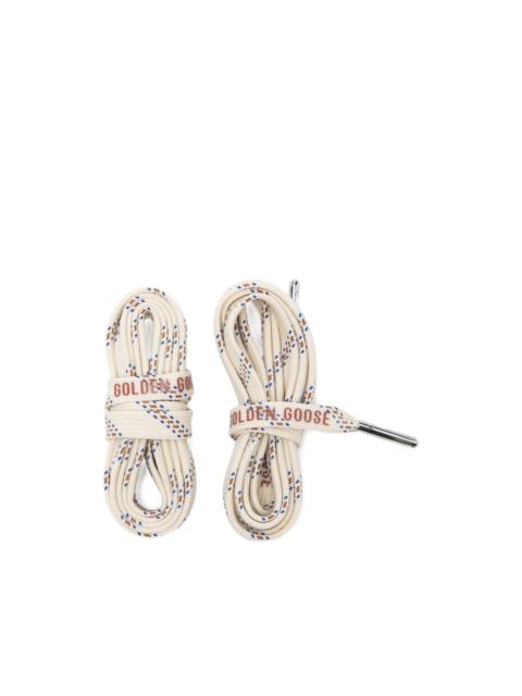 Golden Goose logo-print shoe laces