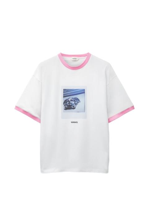 VERSACE printed cotton-jersey T-Shirt