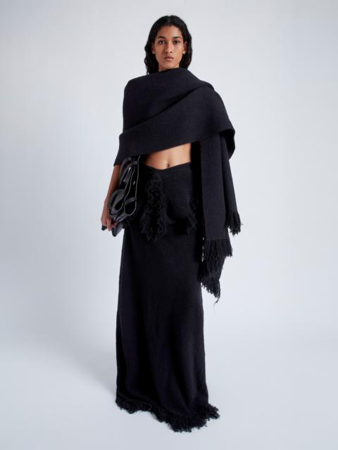 Proenza Schouler Shawl in Textured Knits