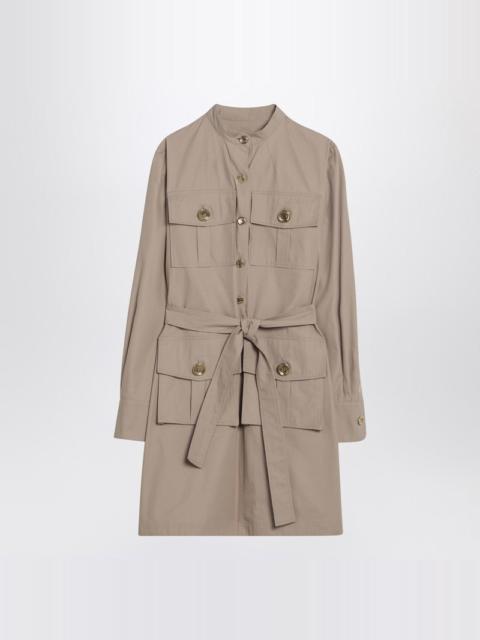 ワンピース Givenchy Taupe Safari Dress In Poplin Givenchy Givenchy Taupe safari dress in poplin | choosh