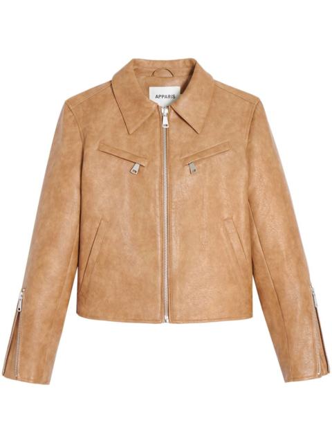 APPARIS Shay faux-leather jacket