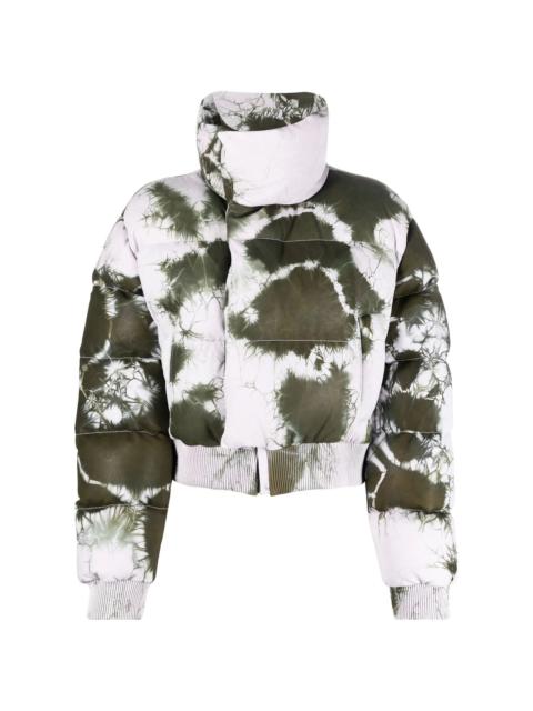 Off-White tie-dye puffer jacket