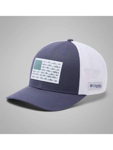 Columbia PFG Fish Flag Mesh Ball Cap