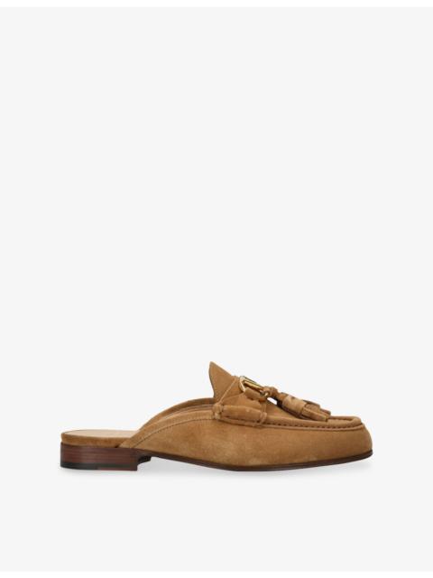 Valentino VLogo Signature Suede Loafers