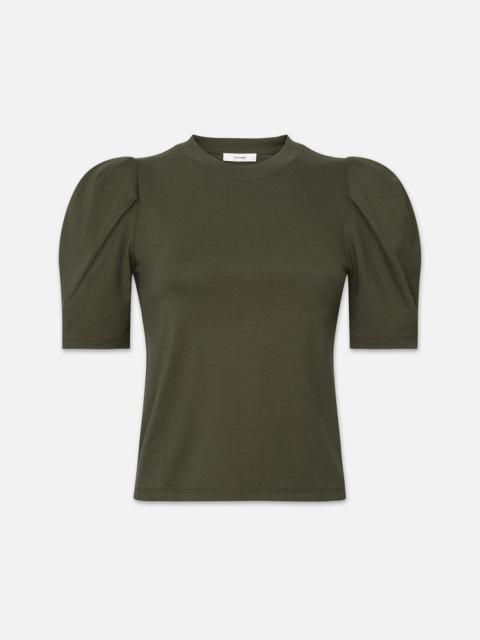 Draped Femme Tee in Fatigue