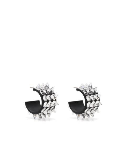 Amina Muaddi Karma spike-embellished earrings