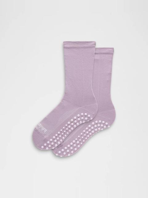 lululemon Unisex Find Your Balance Grip Crew Socks