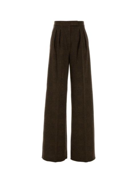 Embroidered Cotton Blend Ponza Wide-leg Pant