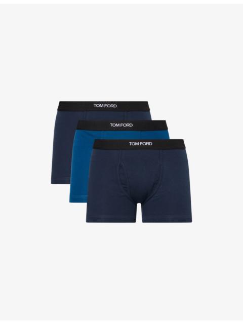 TOM FORD Classic Pack of Two Cotton-Jersey Boxer Briefs
