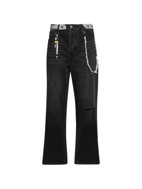NAHMIAS Dusty Rainbow baggy jeans