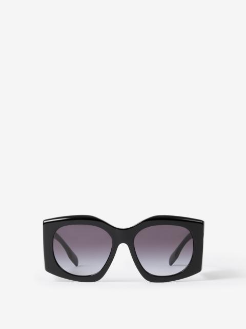 Burberry Oversized Geometric Frame Sunglasses