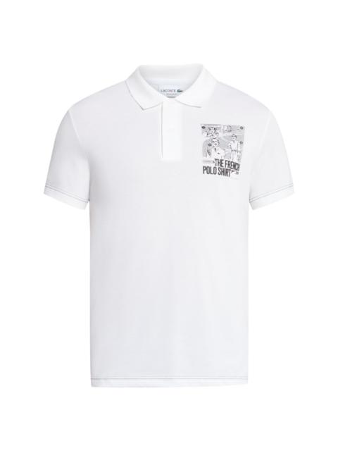 Movement graphic-print polo shirt