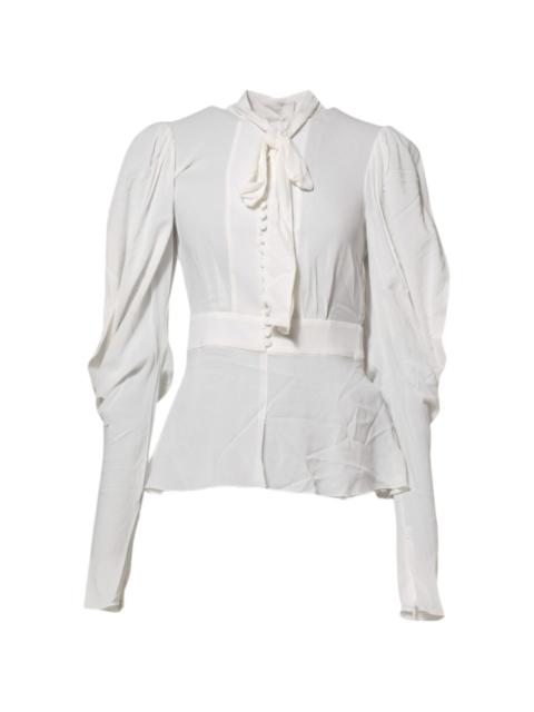 Dolce & Gabbana puffed-sleeve blouse